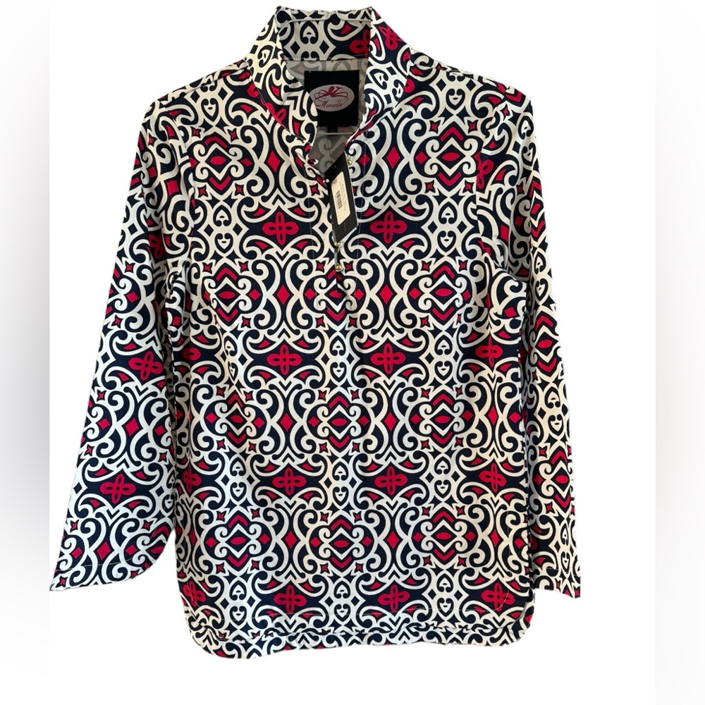 MONELLY NEWPORT COLORFUL PRINT TUNIC
